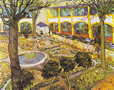Garten des Hospitals in Arles Vincent van Gogh